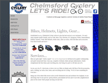 Tablet Screenshot of chelmsfordcyclery.com